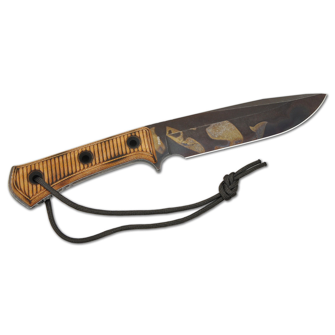 TRC Apocalypse knife with unique heat-born blade finish