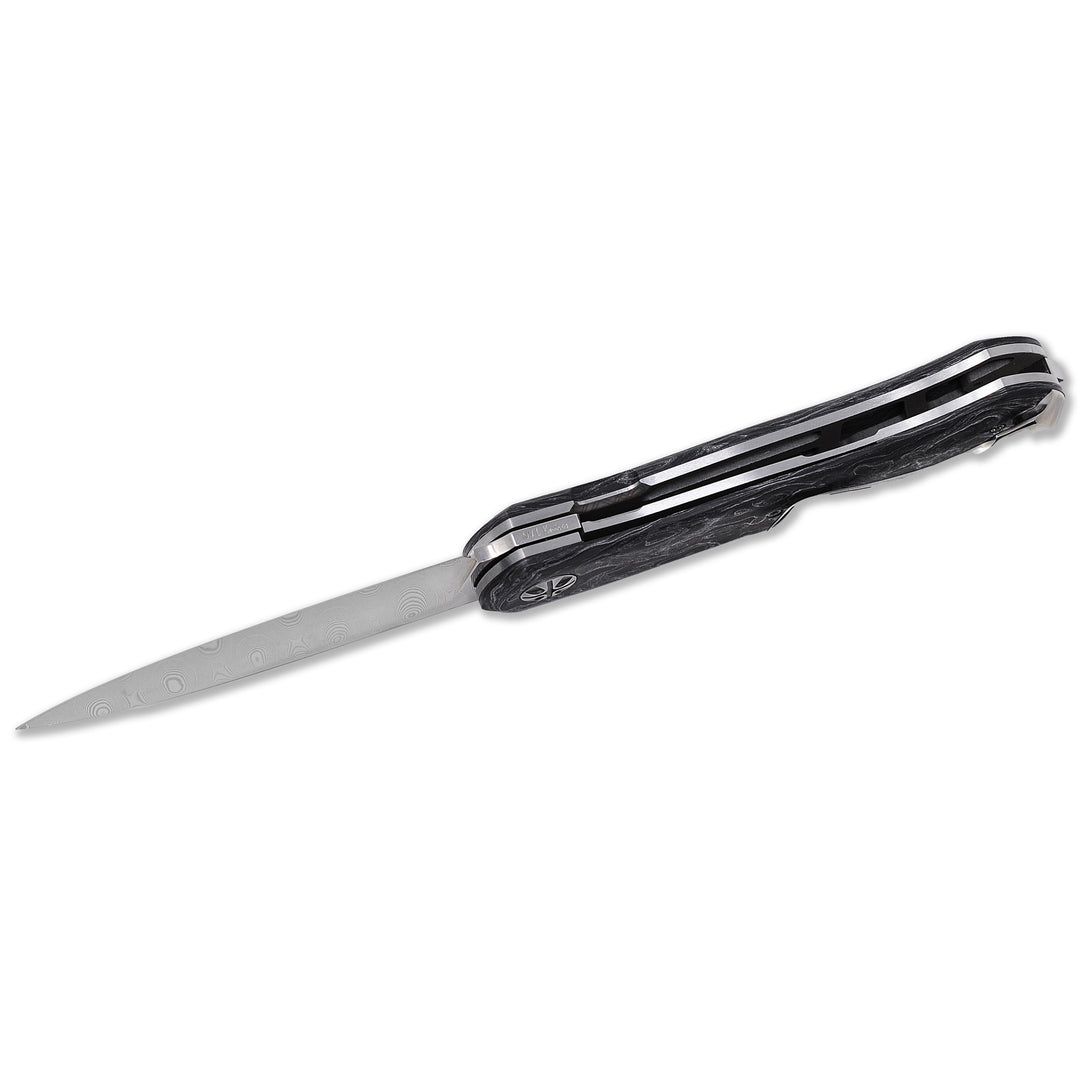 Liner lock on Frodo 2.0 front flipper knife by NL Knives
