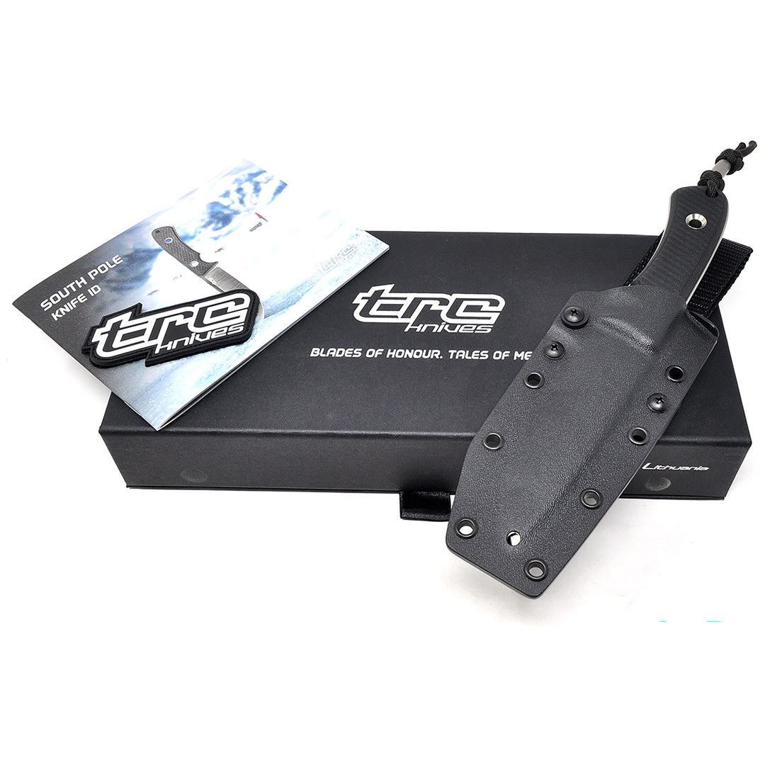 Lithuanian-made TRC South Pole fixed blade: box, papers