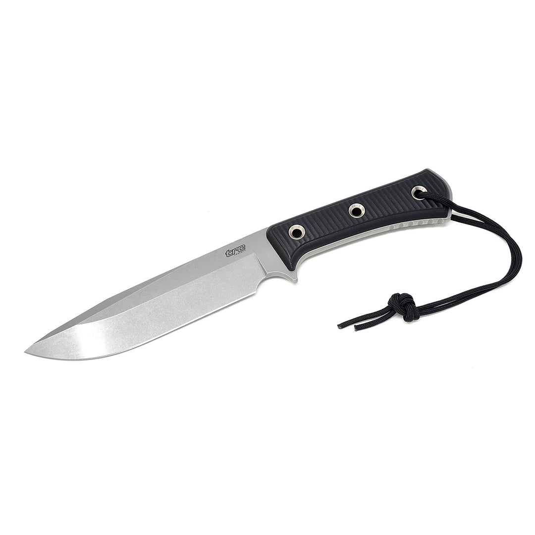 TRC Apocalypse Stonewashed ELMAX survival fixed blade knife