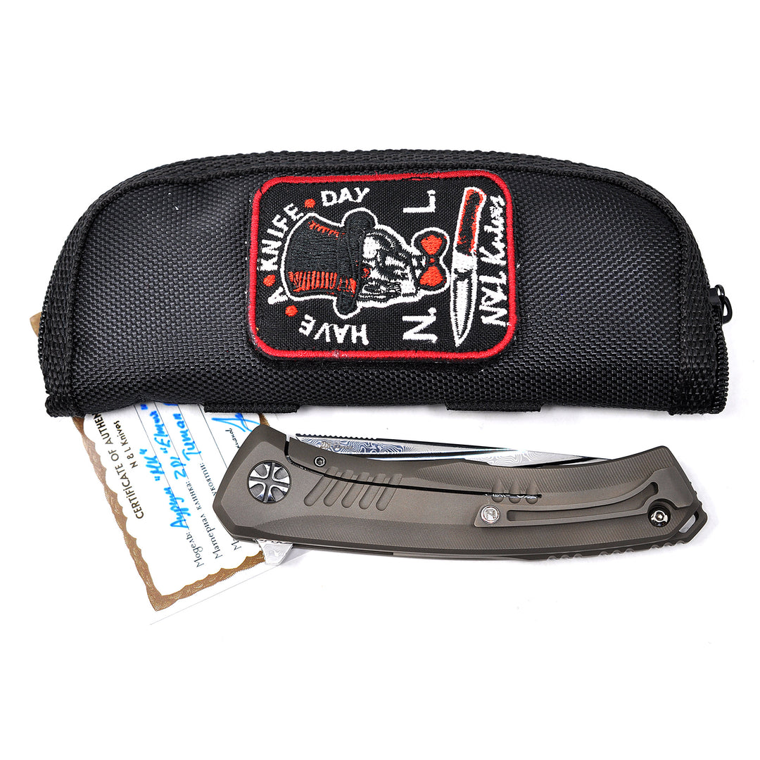 Zipper pouch and Certificate of Authenticity comes with all NL knives