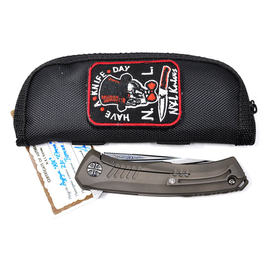 Zipper pouch and Certificate of Authenticity comes with all NL knives
