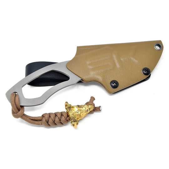Kydex sheath and paracord lanyard for N.C.Customs BULL knife