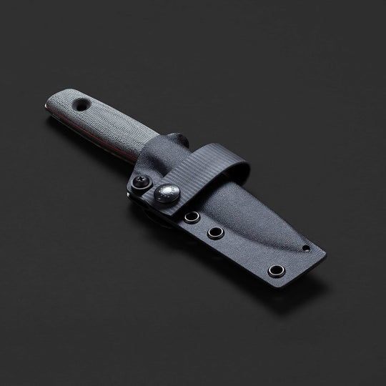 TRC Classic Freedom DLC knife in the black Kydex sheath
