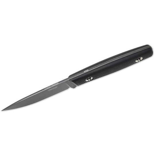 TRC Classic Freedom fixed blade spine thickness and grind lines – top view.