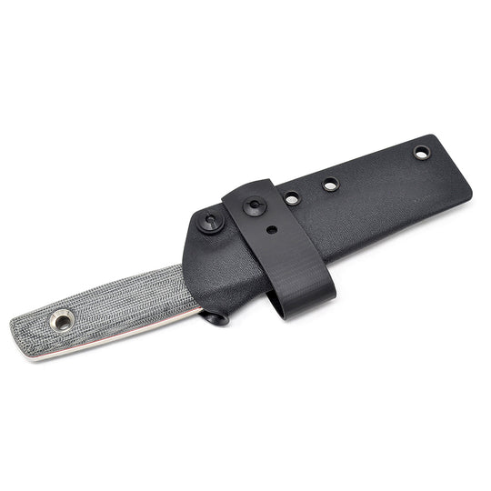 TRC Classic Freedom Red Line M390 fixed blade in the sheath