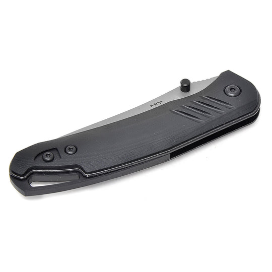 Closed Mr. Blade HIT showing Black G10 handle