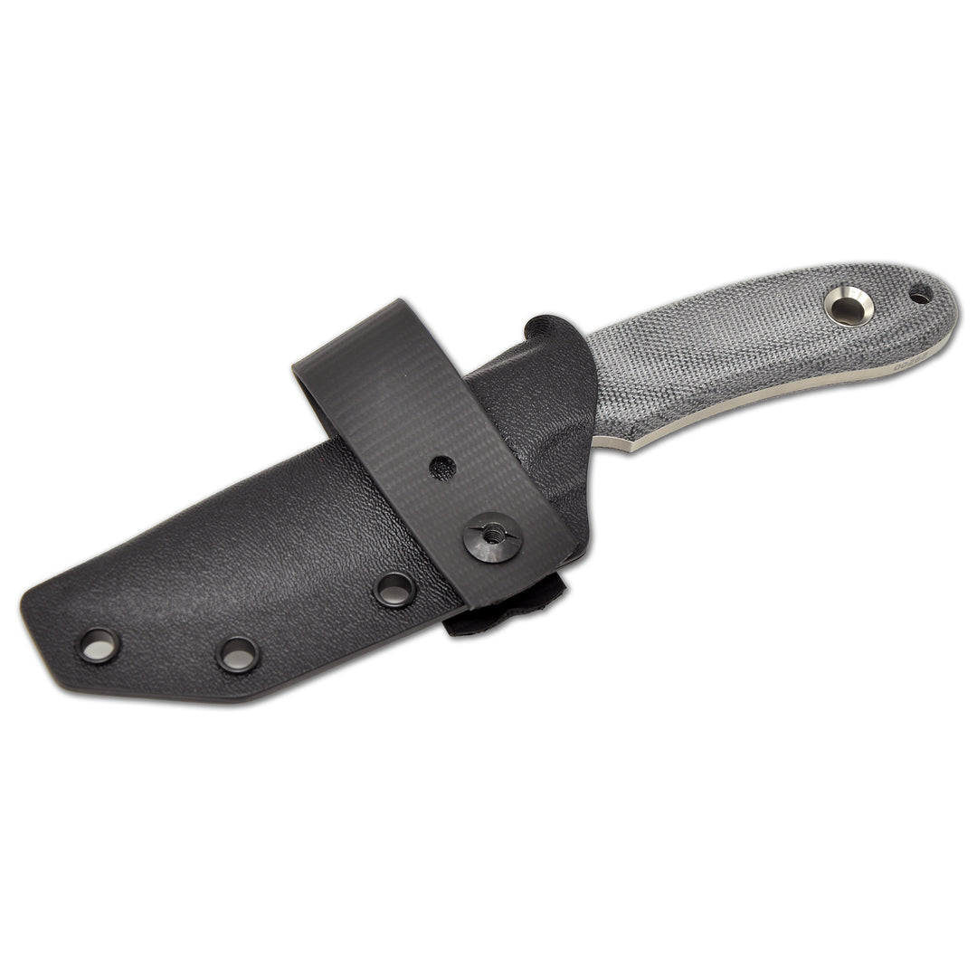 TRC Kosmos knife in the Kydex sheath