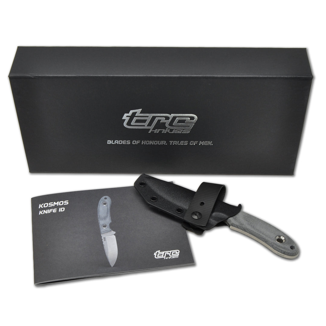 TRC Kosmos knife with the box