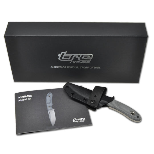 TRC Kosmos knife with the box