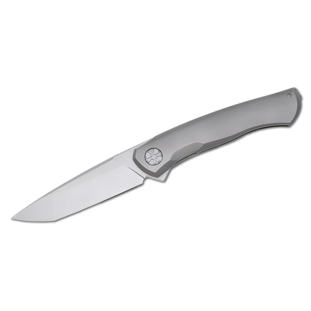NL Knives NoWa EDC MagnaCut American Tanto stonewashed blade variant
