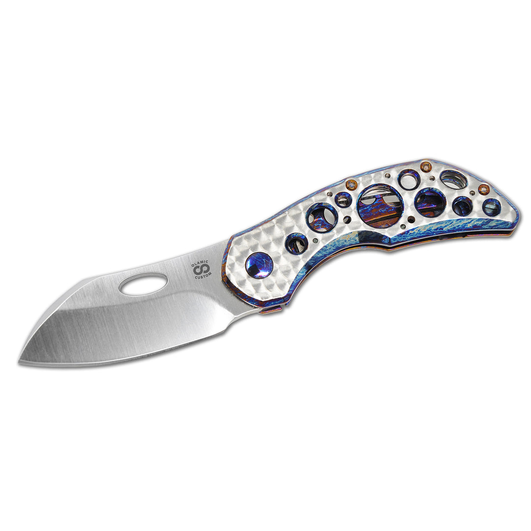 Olamic Busker folding knife with M390 Largo blade