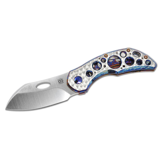 Olamic Busker folding knife with M390 Largo blade