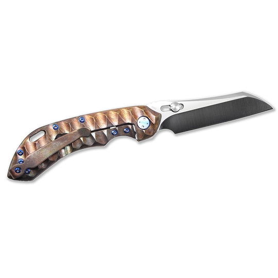 other side of the Olamic Wayfarer 247 custom folding knife