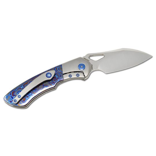 other side of teh Olamic WhipperSnapper custom knife