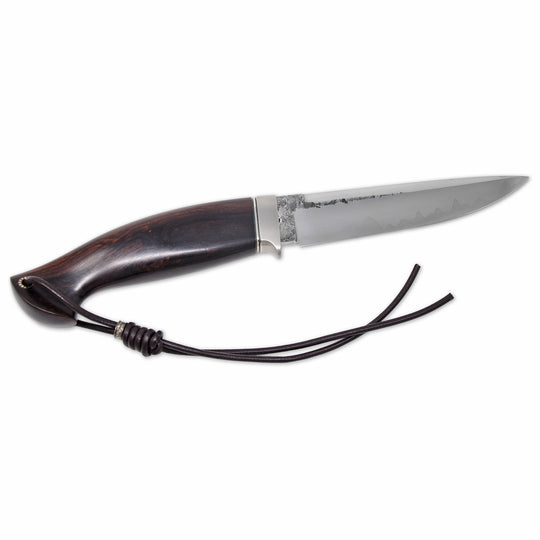 Andrii Titov Model 3 laminated M398 blade with forge marks