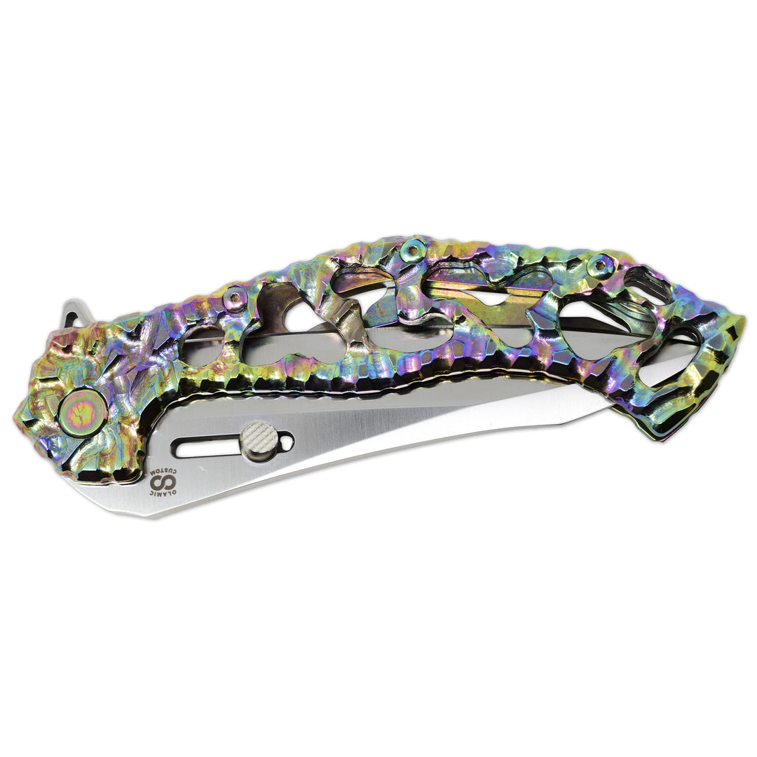 shown folded Olamic Soloist – M390 Agent Blade Folding Knife.