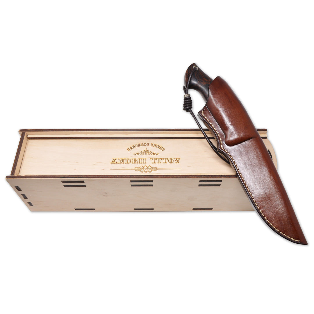 Andrii Titov Model 2 knife with the gift box