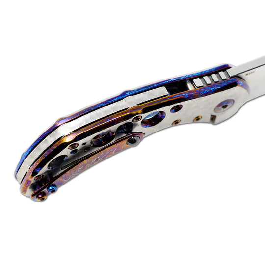 Olamic Busker titanium backspacer with jeweled finish