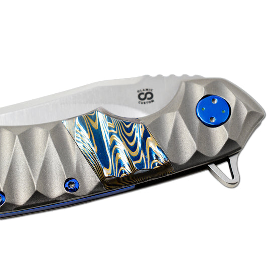 Olamic Wayfarer 247 Fedokume inlay detail