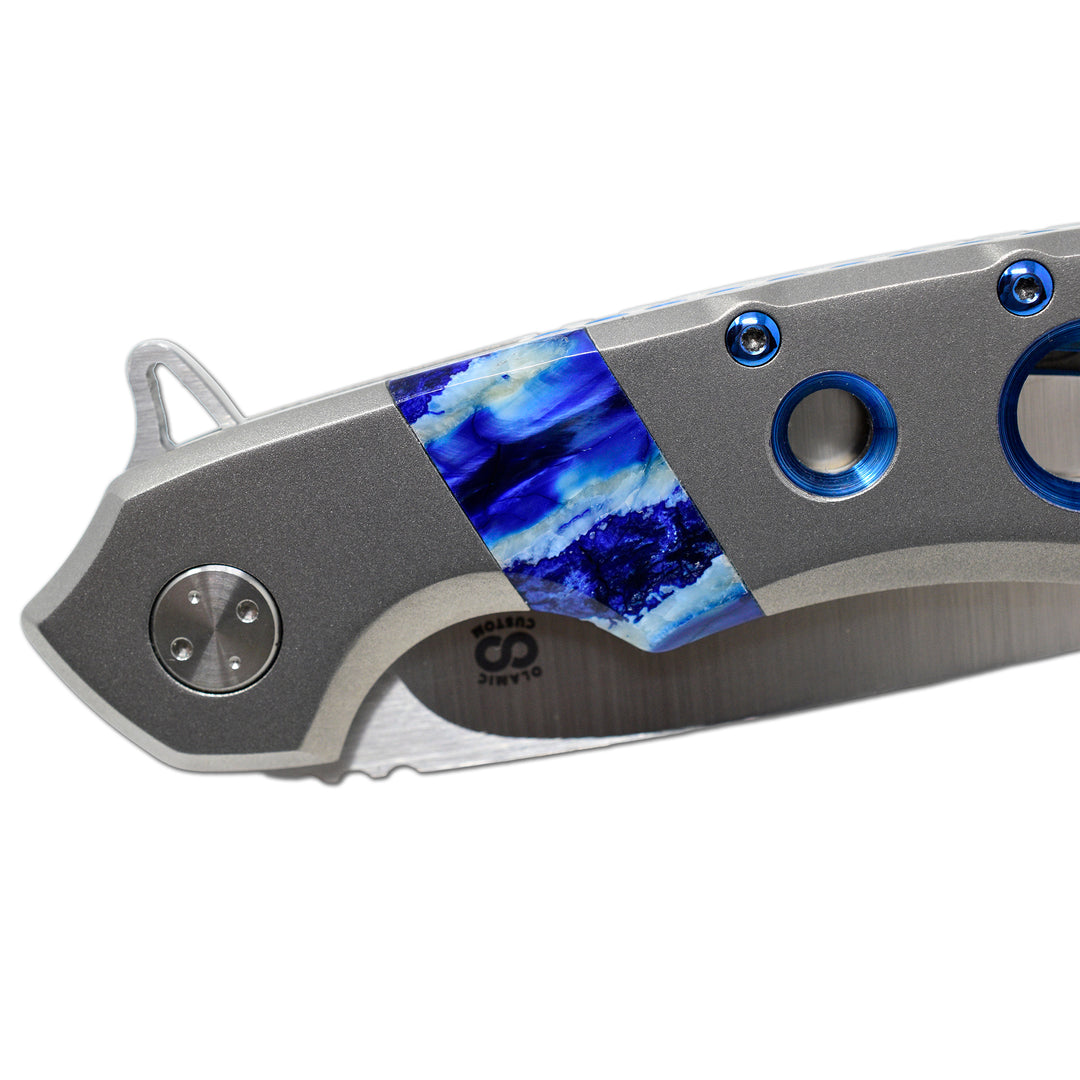 Custom Olamic Wayfarer 247 with mammoth inlay details
