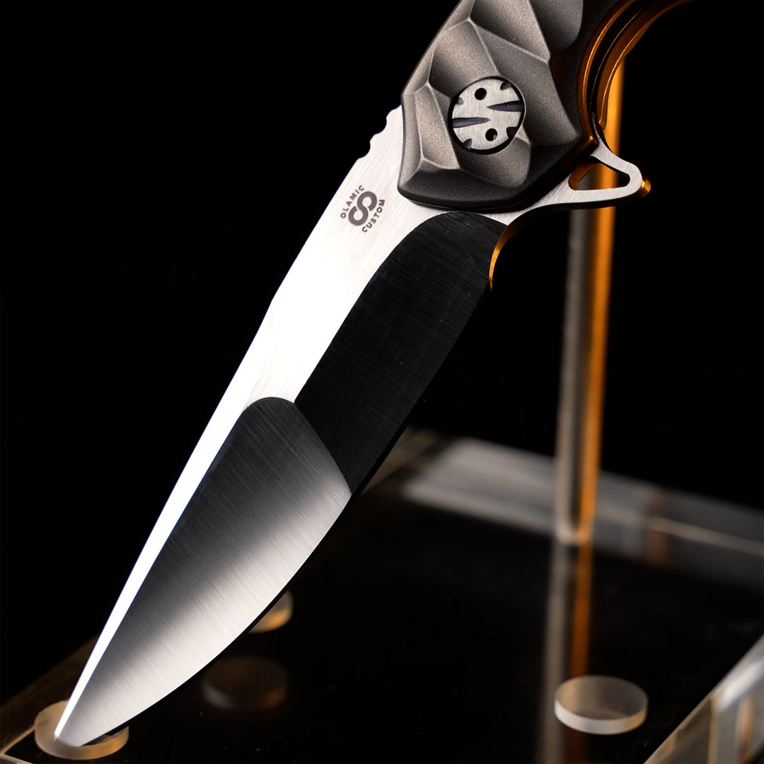Wayfarer 247 Suna CTS-XHP folding knife - blade details