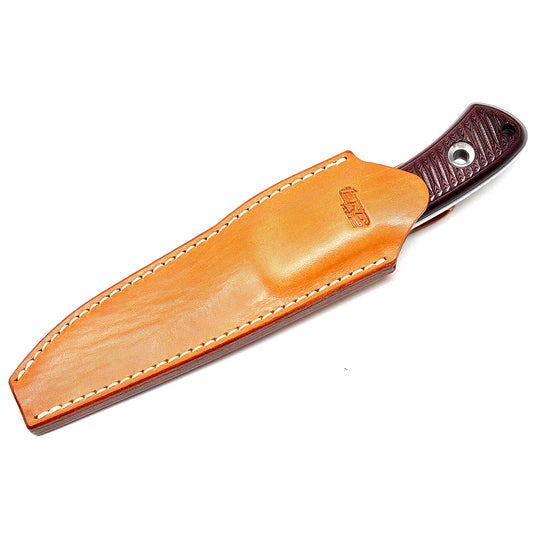 TRC Knives Polheim 15th Anniversary model in the Leather sheath