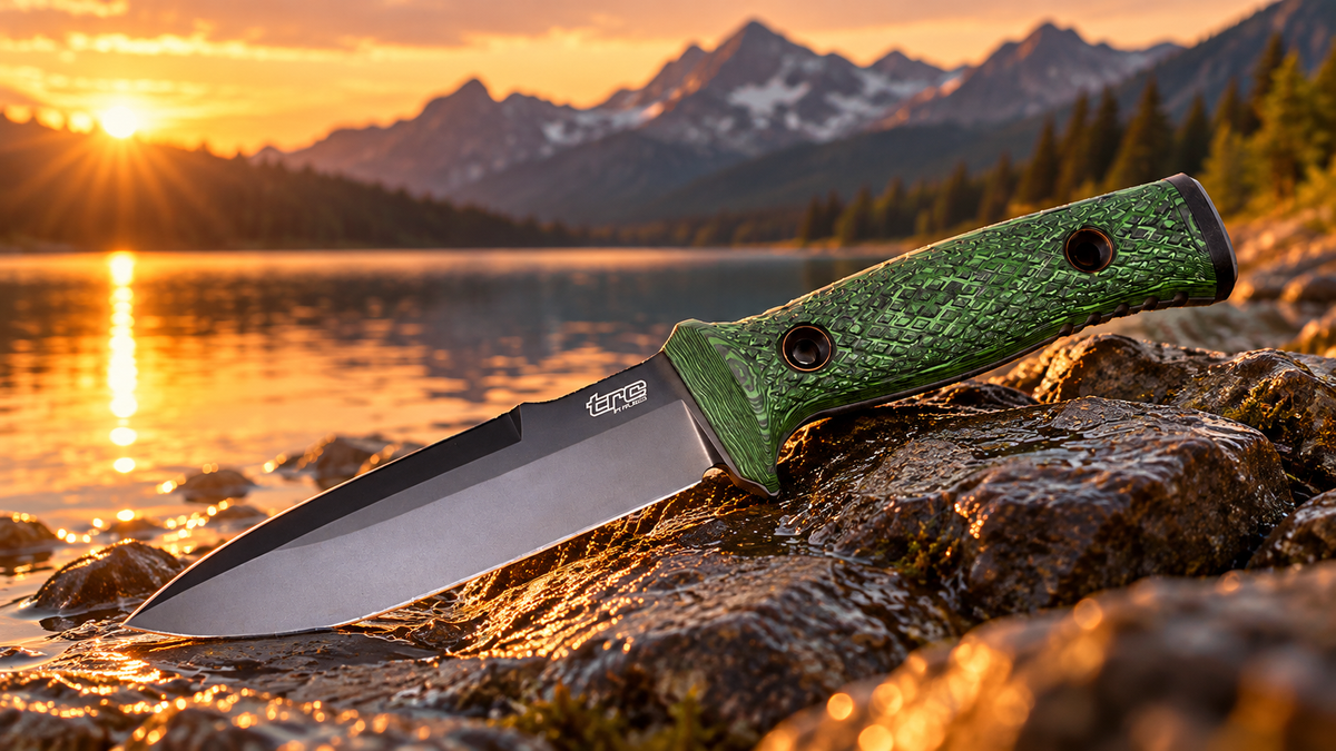 TRC Mille Cuori knife  by the lake