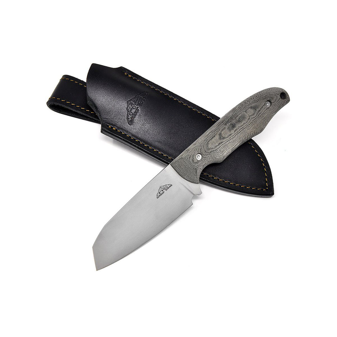 Knife with the sheath