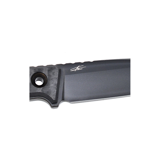 Urban tactical fixed blade TRC U.T. Signature macro shot
