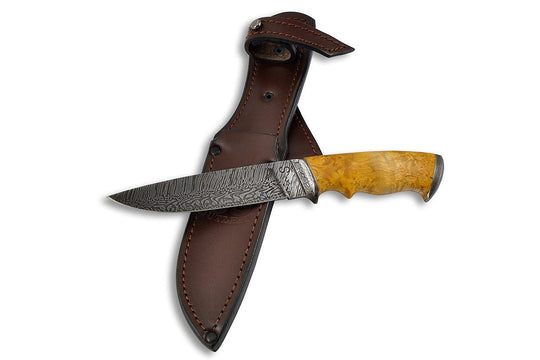 with the sheath