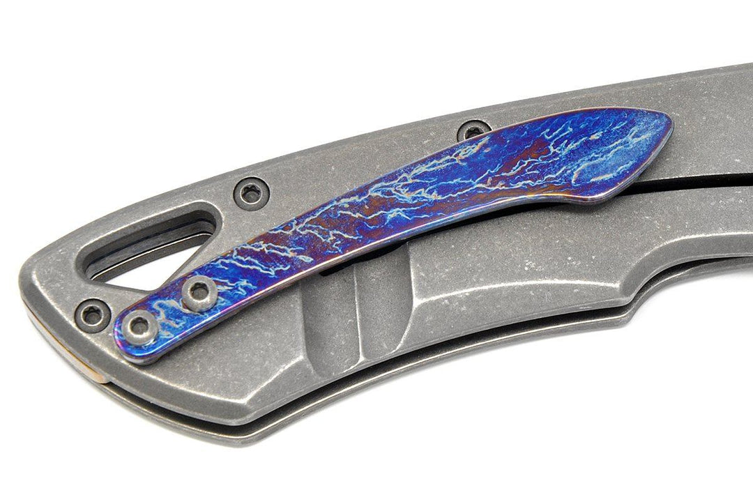 Pocket clip details - entropic finish