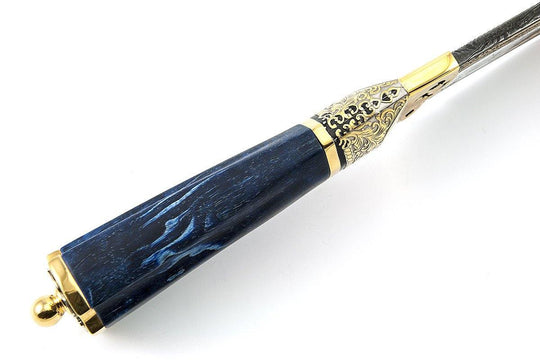 Setter - custom art knife from Rosarms, top view