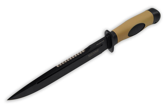 Polite - tactical knife by Mr. Blade, serration on the blade