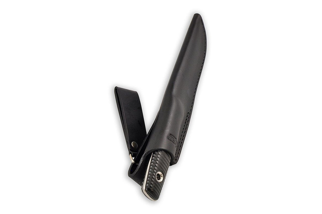 This Is Freedom - custom knife by TRC knives, in the sheath