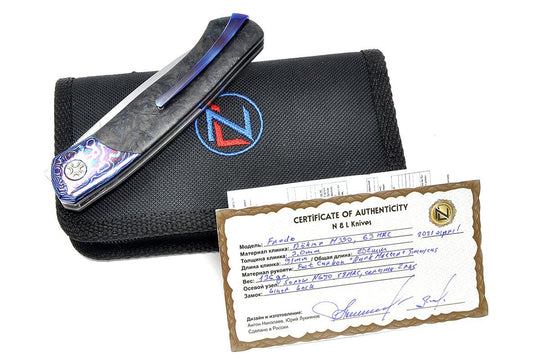 Pouch, certificate, knife
