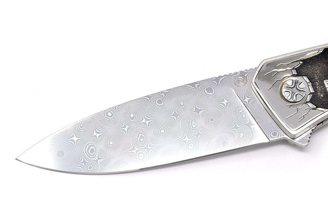 Zladinox-Vanadis Damascus blade