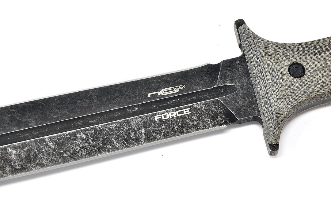 Blade has beautiful Blackwash finish