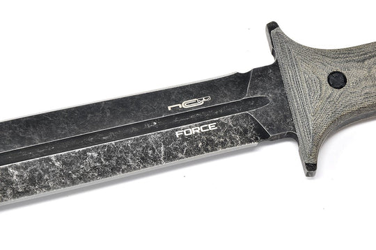 Blade has beautiful Blackwash finish