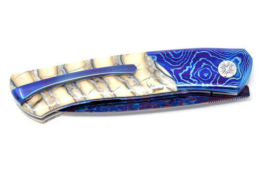Frodo knife folded, other side, pocket clip