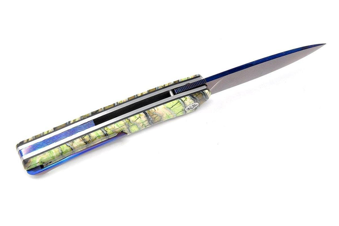top view, timascus spacer