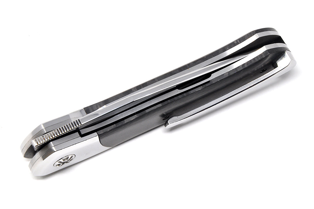 folded, liner lock details