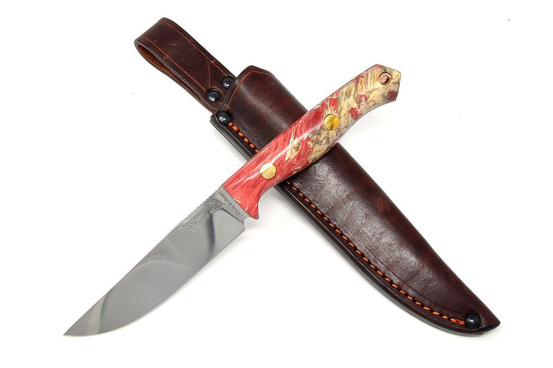 Knife with the sheath