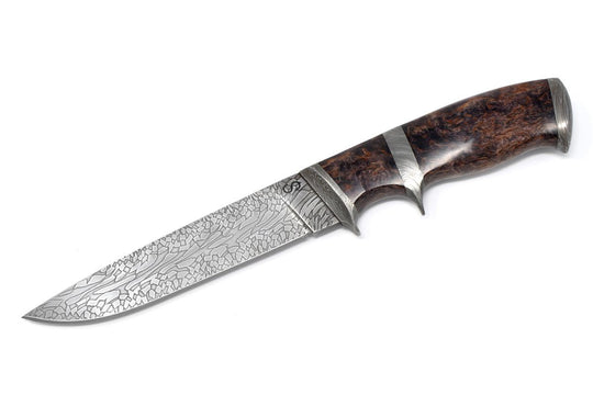 Hand Forged Damascus knife Suna by Olamic