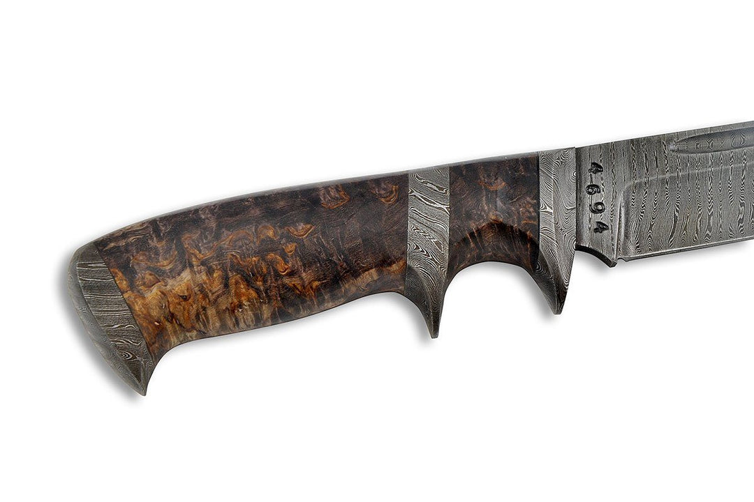 Voykar - custom knife by Olamic Cutlery, handle details 